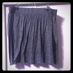 Faith 21 Silver Lurex Skirt